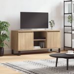 Comodă TV, stejar sonoma, 104x35x50 cm, lemn compozit GartenMobel Dekor