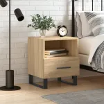 Noptieră, stejar sonoma, 40x35x47,5 cm, lemn compozit GartenMobel Dekor