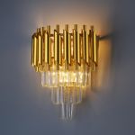 Aplica Candelabru Cristal VERSAILLES Piccolo, 2xE14, Auriu ModernLight Concept