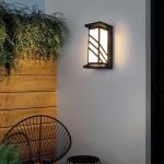 Aplica LED Exterior AX140BK 20W Alb Negru ModernLight Concept