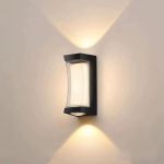 Aplica LED Exterior AX150BK 7W Alb Negru ModernLight Concept
