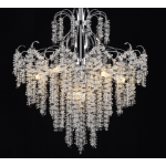 Candelabru Cristal CC9311/5CH, 5x E14, Diametru 49cm, Crom ModernLight Concept