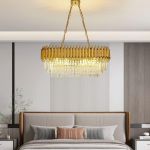 Candelabru Cristal VERSAILLES Regalis 10xE14, Diametru 80cm, Auriu, Inaltime Reglabila ModernLight Concept