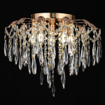 Candelabru Cristal CC9221/5FGD, 5x E14, Diametru 48cm, Auriu Lucios ModernLight Concept