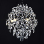 Candelabru Cristal CC9259/5CH, 5x E14, Diametru 40cm, Crom Lucios ModernLight Concept