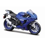 MAISTO MOTOCICLETA METALICA CU STAND EDITIE SPECIALA YAMAHA YZF R1 SCARA 1 LA 18 SuperHeroes ToysZone