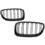 Grile Centrale BMW Seria 3 E90 E91 LCI (2008-2011) M-Design Negru Lucios Performance AutoTuning