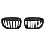 Grile Centrale BMW X1 SUV F48 Pre-LCI (06.2015-2019) Duble Negru Lucios M Design Performance AutoTuning