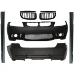 Kit Exterior BMW E90 Seria 3 (2004-2008) Non-Facelift M3 Design cu Grila Dubla Negru Lucios Performance AutoTuning