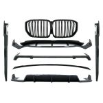 Pachet Exterior Aero Carbon cu Grila Centrala Negru Lucios BMW X5 G05 (2018-2022) M-Tech Black Knight Design Performance AutoTuning