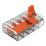 Conector derivatie 5 fire, max. 4 mmÂ² (25 buc.) - WAGO 221-415 SafetyGuard Surveillance