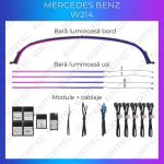 Lumini Ambientale Mercedes Benz W214 set complet control telefon sau sistem original CarStore Technology
