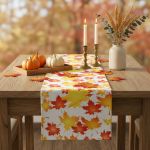 Runner de masă cu model de toamnă, poliester – 120 x 33 cm Best CarHome