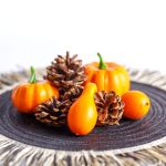 Set decorațiuni de toamnă – dovleci și conuri de pin, 9 piese, 5–7 cm Best CarHome