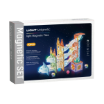 Labirint magnetic Diamond cu lumini -  93 piese (7.5 cm) PlayLearn Toys