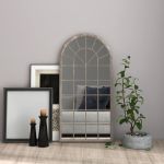 Oglindă,nisip, 90x45 cm,fier, pentru utilizare în interior GartenMobel Dekor
