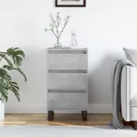 Servantă, gri beton, 40x35x70 cm, lemn prelucrat GartenMobel Dekor