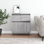 Servantă, sonoma gri, 60x35x70 cm, lemn prelucrat GartenMobel Dekor