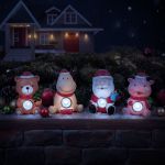Decorațiune solară de Crăciun – LED alb rece – 4 modele – 6 x 5 x 10 cm Best CarHome