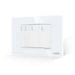 Intrerupator Mecanic 4 Posturi LUXION cu Rama din Sticla, Standard Italian, 3M SmartElectro IntelligentHouse