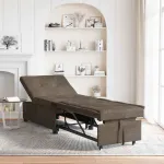 Canapea extensibilă Gri închis 67 x 194 x 38 cm GartenMobel Dekor