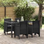 Scaun pentru Grădină 4 pcs Antracit Dimensiune: 53 x 49 x 85 cm GartenMobel Dekor
