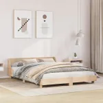 Cadru de pat fără saltea, 120x190 cm, lemn masiv pin GartenMobel Dekor