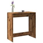 Masă de bar, lemn vechi, 102x50x103,5 cm, lemn prelucrat GartenMobel Dekor