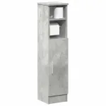 Dulap de baie cu suport role, gri beton, 20,5x22x90 cm GartenMobel Dekor