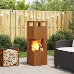 Cuptor de foc Maro 35 x 35 x 100 cm GartenMobel Dekor