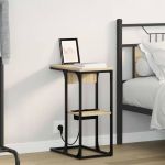 Noptieră Stejar sonoma 41.5 x 26 x 60.5 cm Lemn compozit GartenMobel Dekor