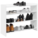 Pantofar, alb, 80x25x62 cm, lemn prelucrat GartenMobel Dekor