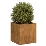 Jardinieră Rusty 40x40x40 cm Oțel pentru intemperii GartenMobel Dekor