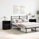 Noptieră 2 pcs Stejar negru 50 x 32 x 60cm Lemn compozit GartenMobel Dekor