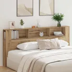 Tablă de pat cu sertar 220 x 18,5 x 104,5 cm Lemn compozit GartenMobel Dekor