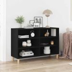 Bufet Stejar negru 103.5 x 35 x 70 cm Lemn compozit GartenMobel Dekor