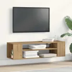 Cabinet TV Bej 100 x 30 x 26.5 cm Lemn compozit GartenMobel Dekor