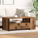 Masă de cafea Lemn vechi 102 x 55 x 43.5 cm Lemn compozit GartenMobel Dekor