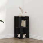 Rafturi de colț Stejar negru 33 x 33 x 67 cm Lemn compozit GartenMobel Dekor