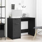 Birou cu sertar Stejar negru 100 x 50 x 75 cm Lemn compozit GartenMobel Dekor