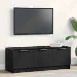 Cabinet TV Stejar negru 102 x 35 x 36.5 cm Lemn compozit GartenMobel Dekor