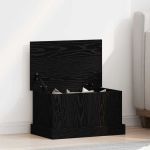 Cutie de depozitare Stejar negru 50 x 30 x 28 cm Lemn compozit GartenMobel Dekor