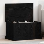 Cutie de depozitare Stejar negru 70 x 40 x 28 cm Lemn compozit GartenMobel Dekor
