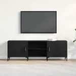 Cabinet TV Stejar negru 150 x 30 x 50 cm Lemn compozit GartenMobel Dekor