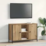 Cabinet TV stejar artizanal 101 x 35 x 65 cm Lemn compozit GartenMobel Dekor