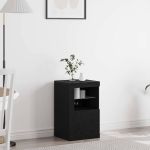 Dulap lateral Stejar negru 41 x 37 x 67 cm Lemn compozit GartenMobel Dekor
