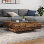 Masă de Cafea Lemn vechi 100 x 100 x 31 cm Lemn compozit GartenMobel Dekor