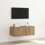 Dulap TV de perete Pe perete stejar artizanal 80 x 35 x 31 cm GartenMobel Dekor