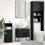 Dulap pentru chiuvetă de baie Stejar negru 60 x 30 x 60 cm GartenMobel Dekor