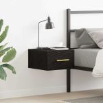 Dulap de noapte Stejar negru 35 x 35 x 20 cm Lemn compozit GartenMobel Dekor